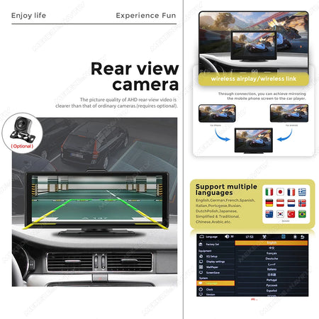 MEKEDE Intelligent Car Machine System 10.26 Inch DVR &ndash; Wireless CarPlay Smart Multimedia Player