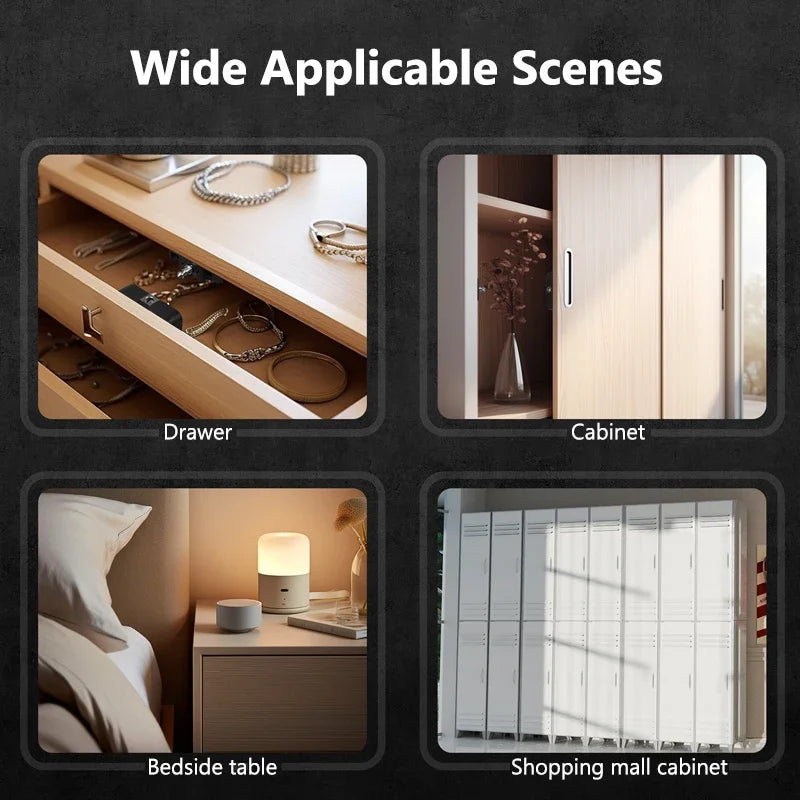 Tuya Bluetooth Smart Wood Cabinet Lock &ndash; IC Card Unlock