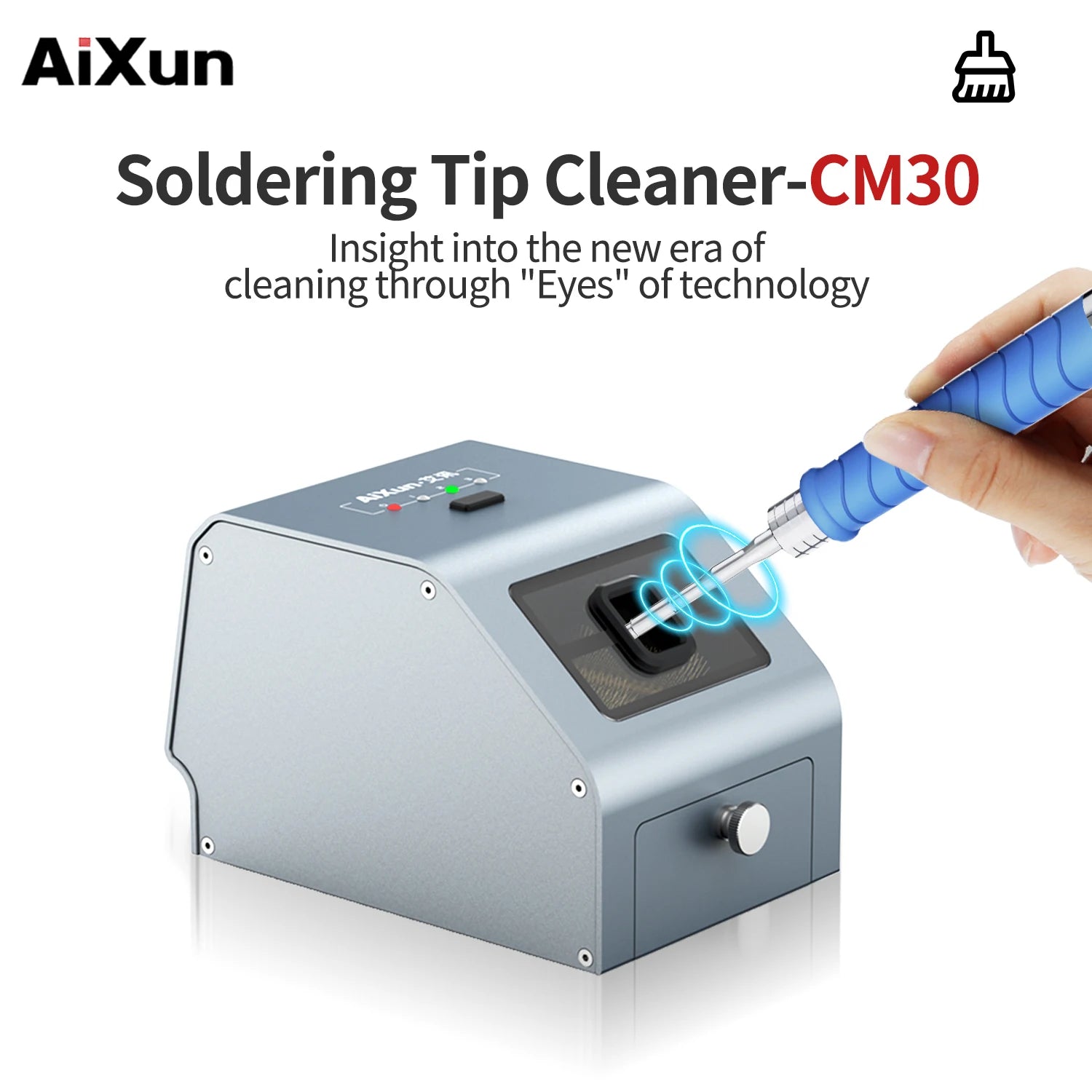 Aixun CM30 Soldering Tip Cleaner - Lightweight Portable