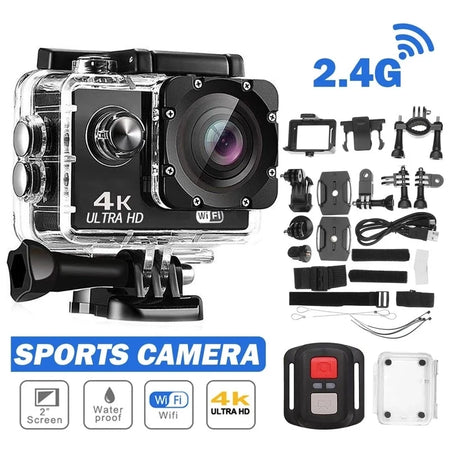 4K Action Camera with WiFi &amp; Waterproof