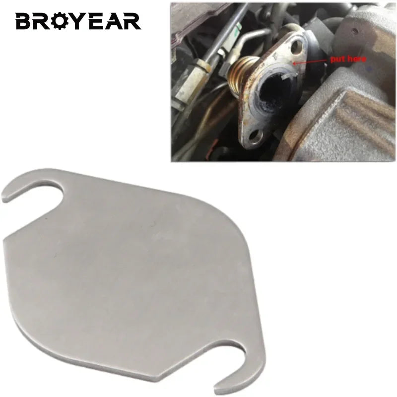 Stainless Steel Valve Blanking Plate For Ford 1.8 TDCi Duratorq Focus Mk2 by InterCyprus Trading Ltd