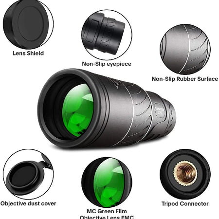 Monocular Handheld 16X52 &ndash; IPX4 Water Resistant Design