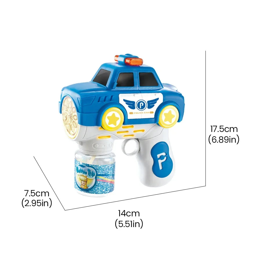 Bubble Gun Police Car Fire Truck - Lighting Function