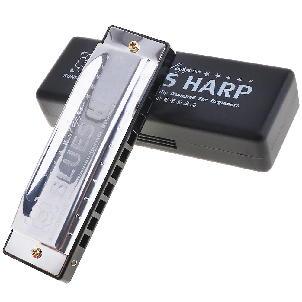 8K Titanium Tremolo Harmonica &ndash; Key C Tone Included