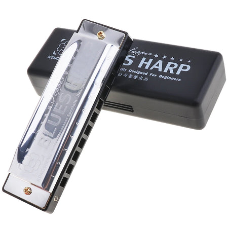 8K Titanium Tremolo Harmonica &ndash; Key C Tone Included
