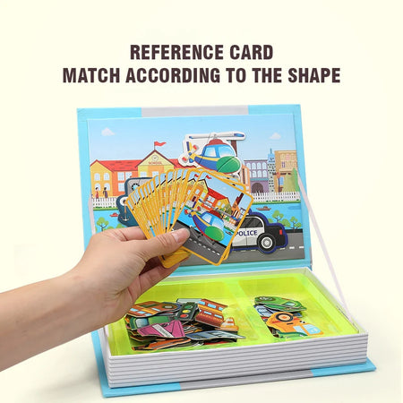 Magnetic Busy Book Matching Puzzles &ndash; Montessori Learning