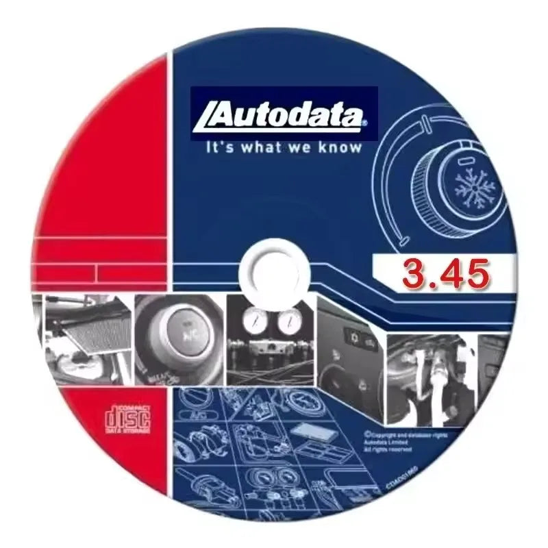 Autodata 3.45 Softvér pre automobily s bezplatným inštalačným videom, iba v angličtine