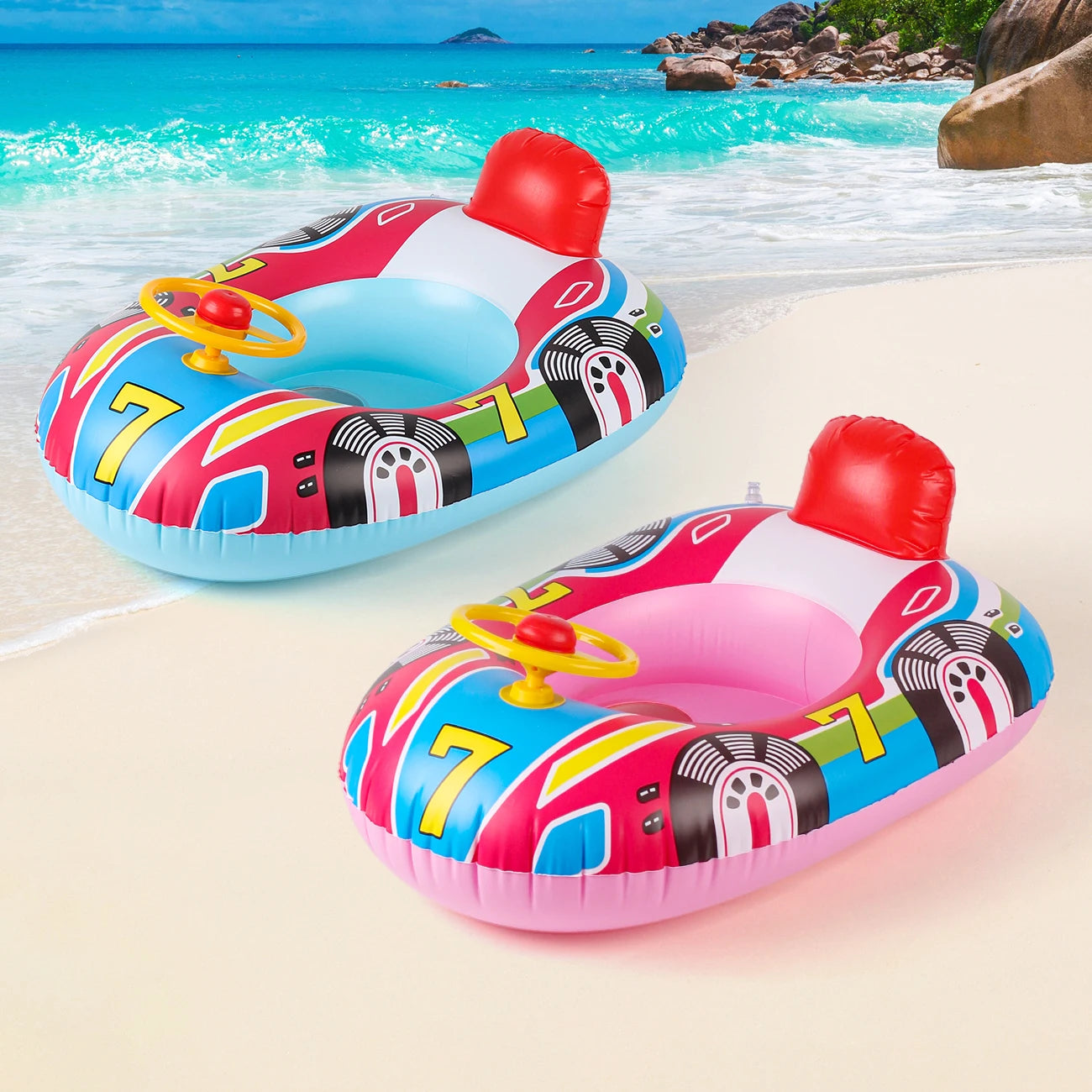 Car-Shaped Pool Float Ring &ndash; Fun and Safe Summer Swim
