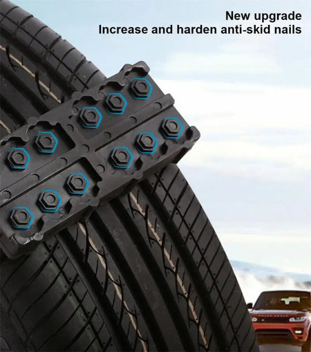 Durable PU Anti-Skid Tire Chain Straps &ndash; All-Season Traction