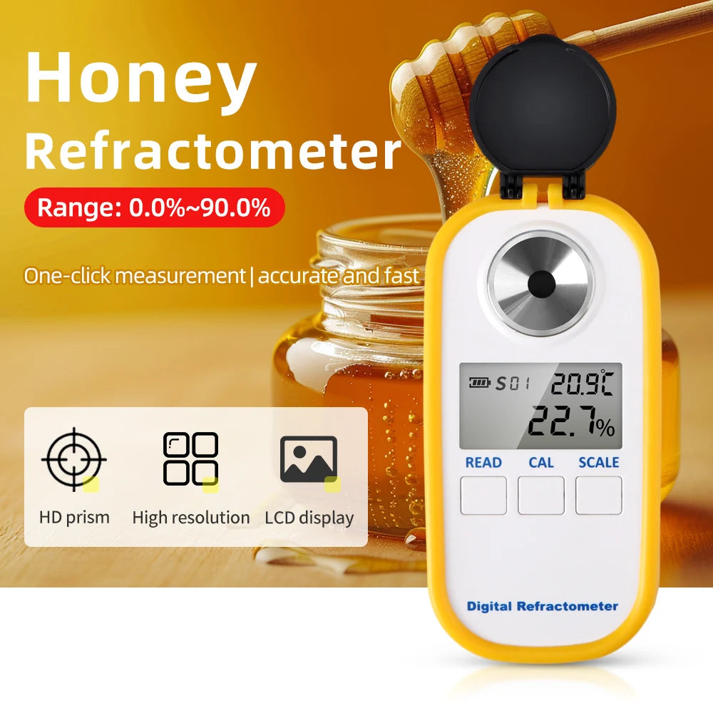 DR301 Digital Honey Refractometer &ndash; One-Click Testing
