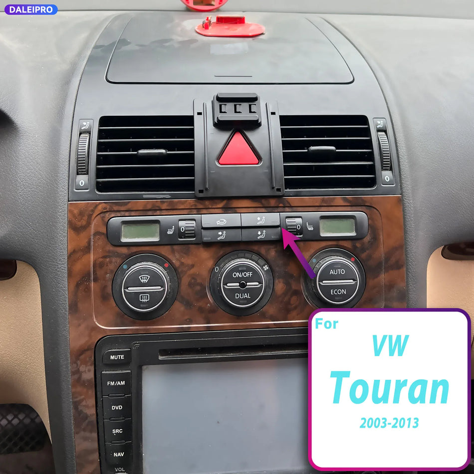 66W Wireless Phone Holder Base for VW Touran 2003-2013 ABS