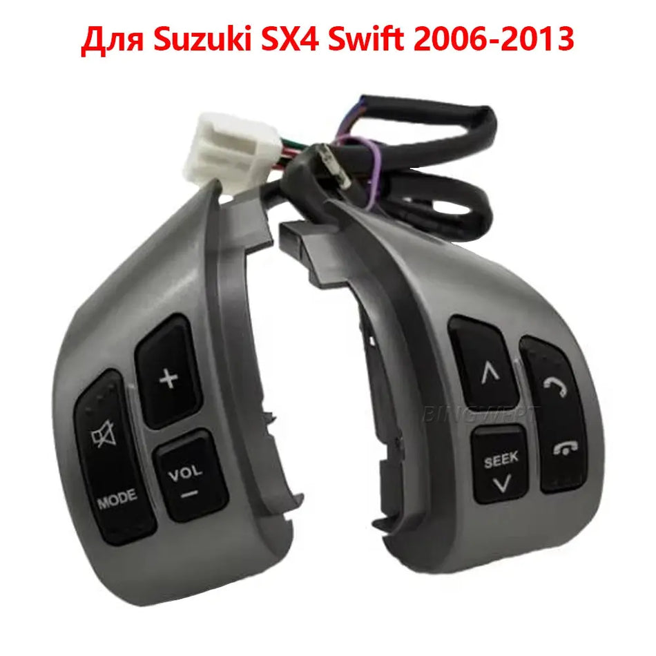 Audio Volume Bluetooth Phone Media Control Button Steering Wheel Switch For Suzuki Swift SX4 2006-2015 by InterCyprus Trading Ltd