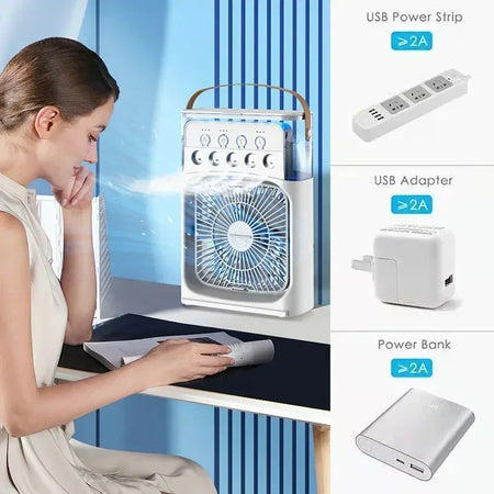 3 In 1 Fan Air Conditioner &ndash; Ultimate Comfort with Cooling and Humidifying Features