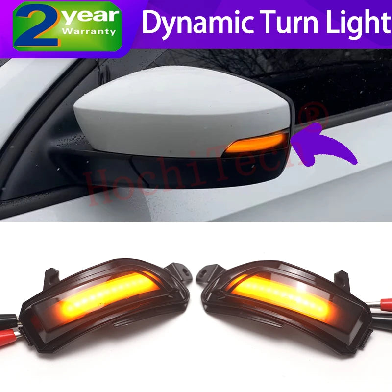Luces de señal de giro secuenciales LED para Volkswagen Polo CK 2020-2022