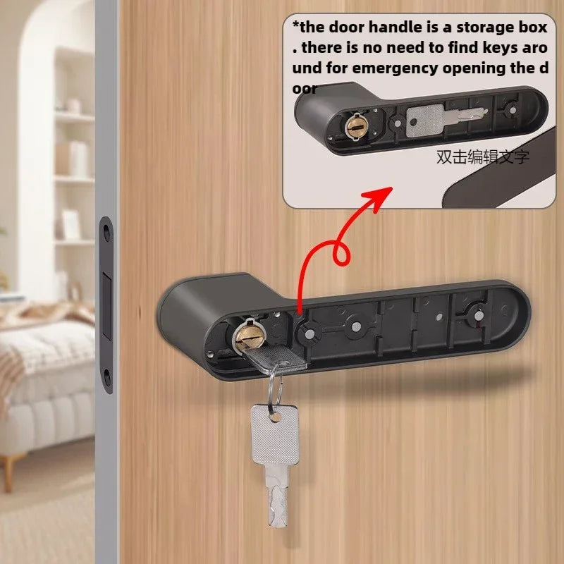 Ecological Magnetic Handle Door Lock 046 - Silent Operation