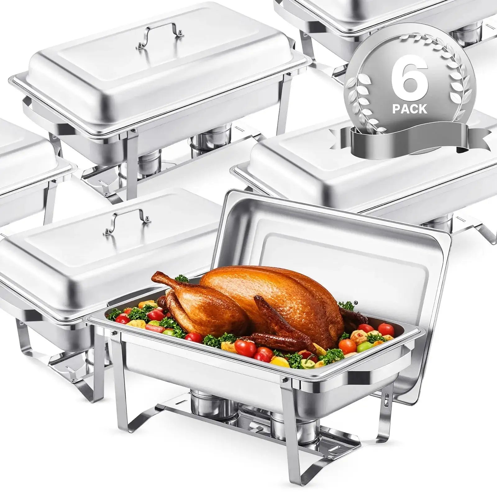 8 Qt Stainless Steel Chafing Dish Buffet Warmer