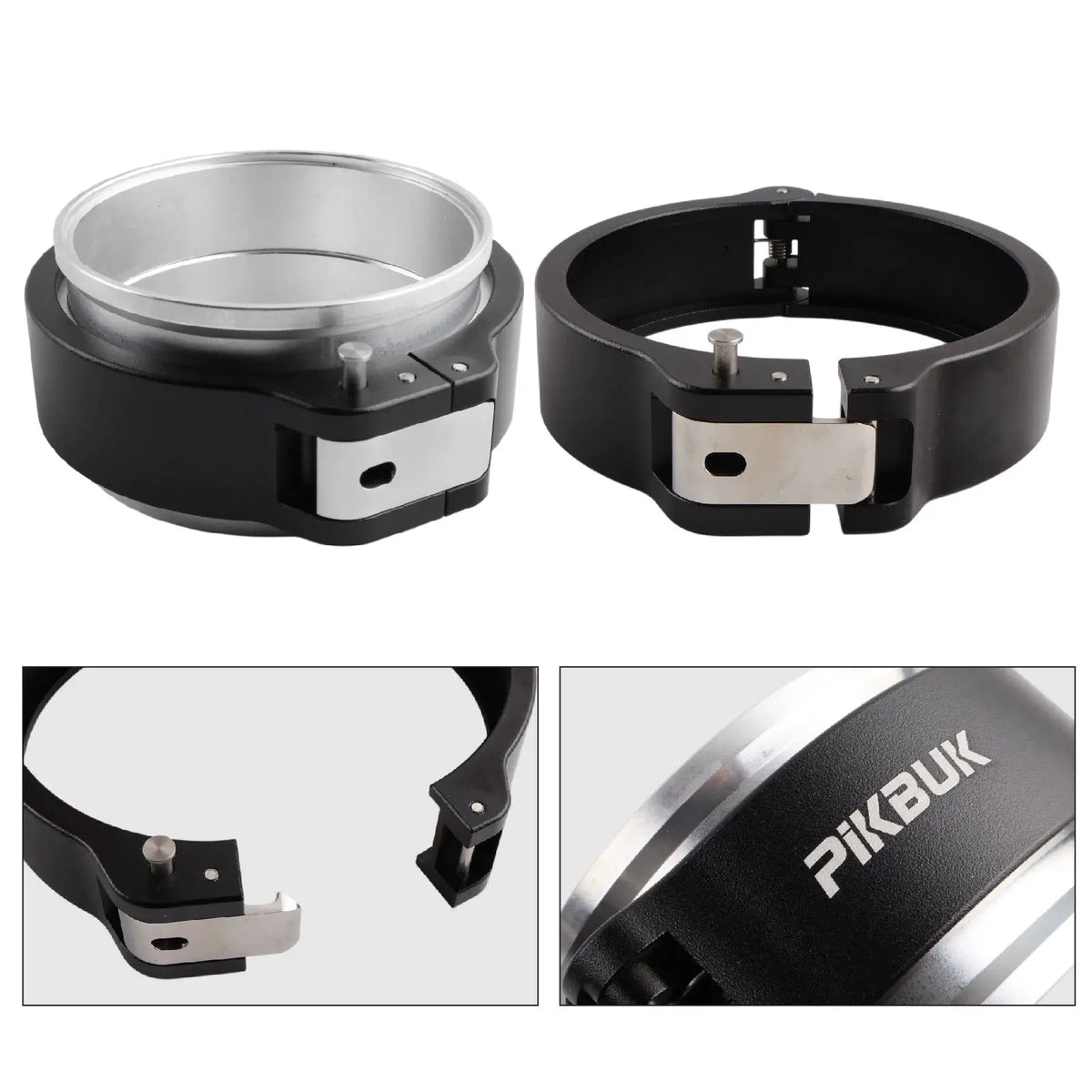 PIKBUK Universal 2/2.5/3/3.5/4 Inch Pinless HD Clamp For Intercooler Pipe Clamp And Flanges 63/76/102mm by InterCyprus Trading Ltd