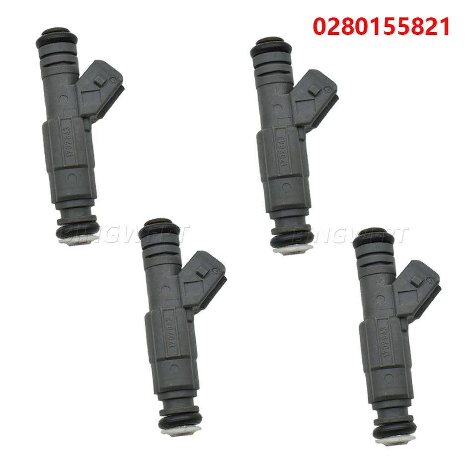 4 Piezas de Inyectores de Combustible 0280155823 para BMW E38 E53 E39 740i 540i X5 Z8