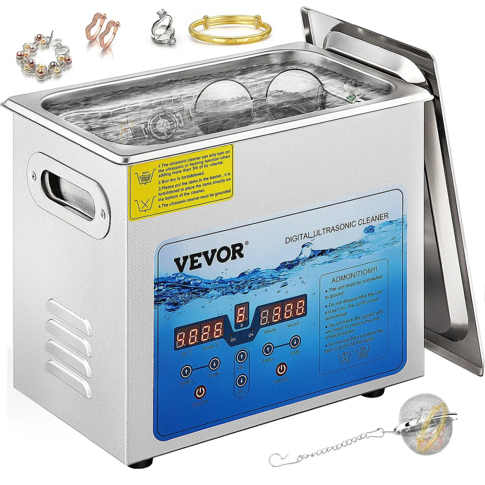 Ultrasonic Cleaner 3L6L 15L Jewelry Watch 36 40KHz