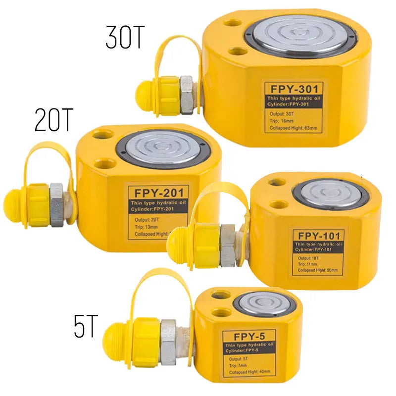 Ultra-Thin Portable Hydraulic Jack Split Booster &ndash; Slim High Capacity 30 Ton Lifting