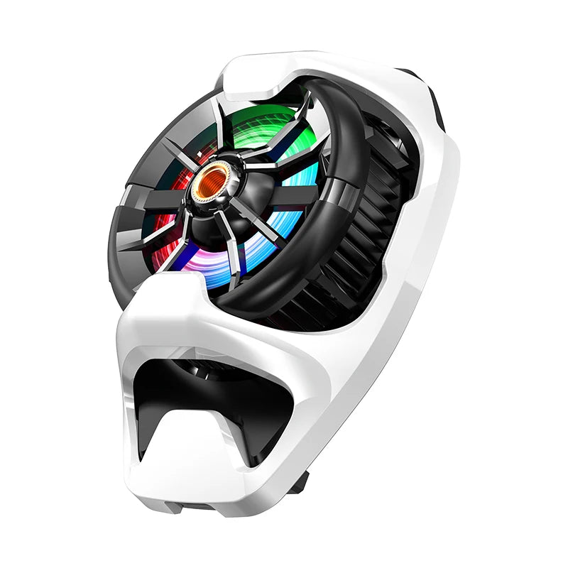 Fast Cooling Mobile Phone Cooler with Magnetic and Clip Design DL22 White