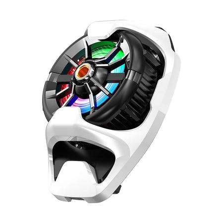 Fast Cooling Mobile Phone Cooler with Magnetic and Clip Design DL22 White