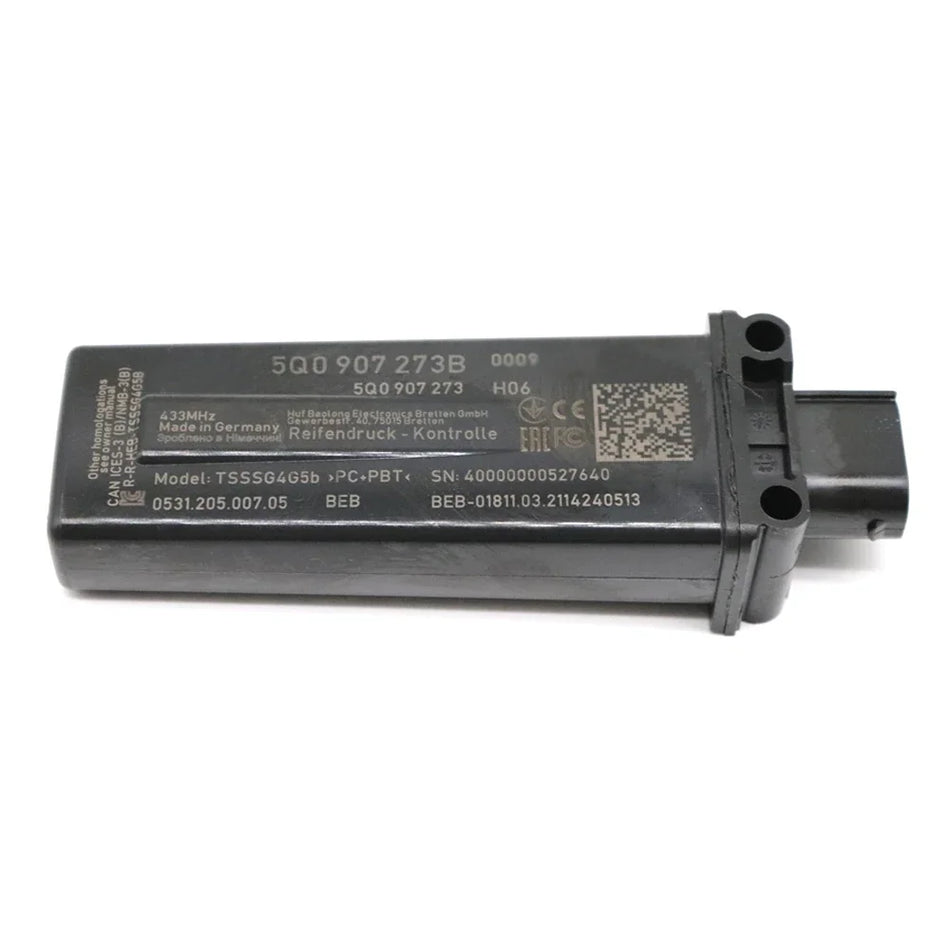 Audi Q7 433MHz 5Q0907273B 5Q0907275B için Lastik Basıncı İzleme Sensörü Montajı