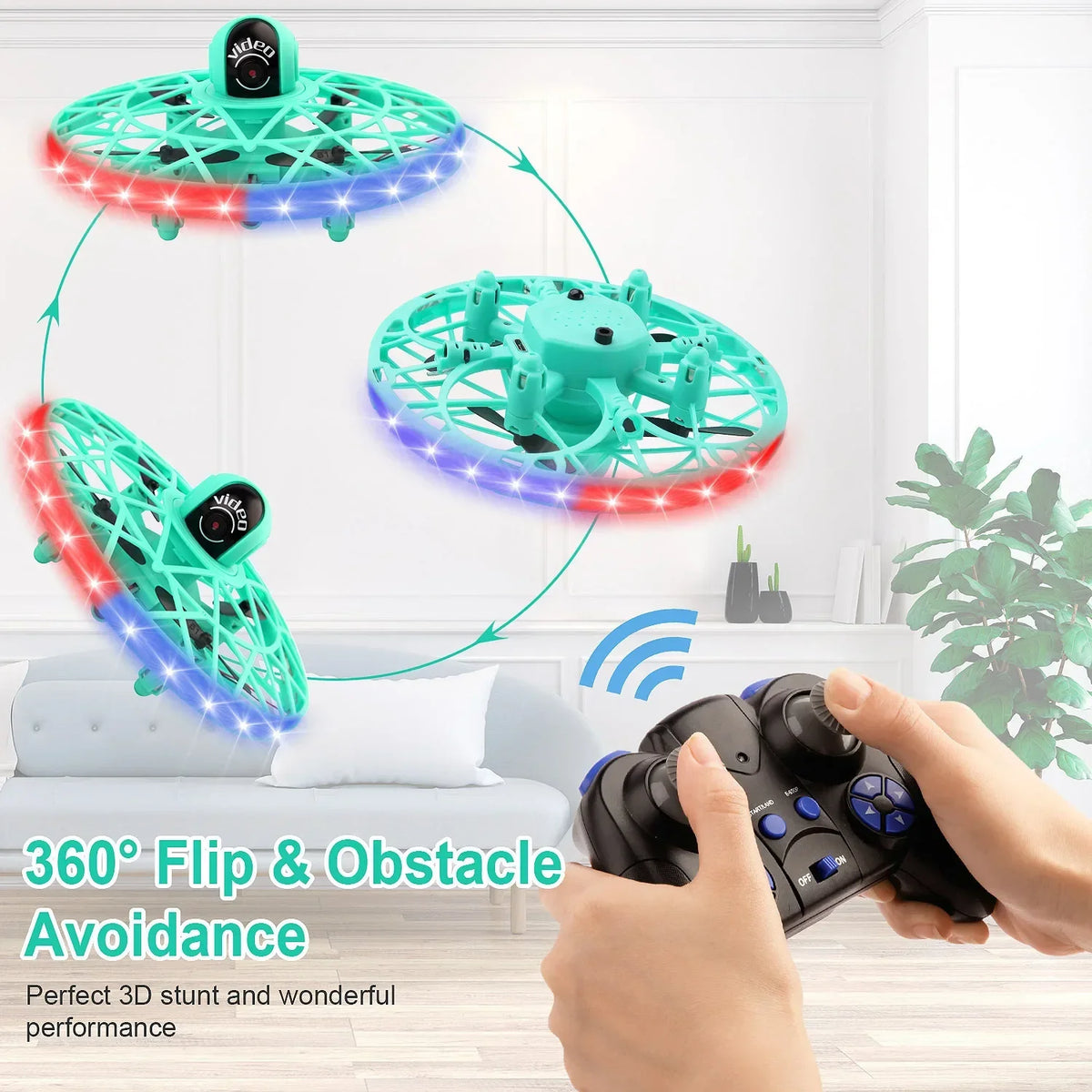 Gesture Sensing RC Drone &ndash; App Controlled Aerial Photography