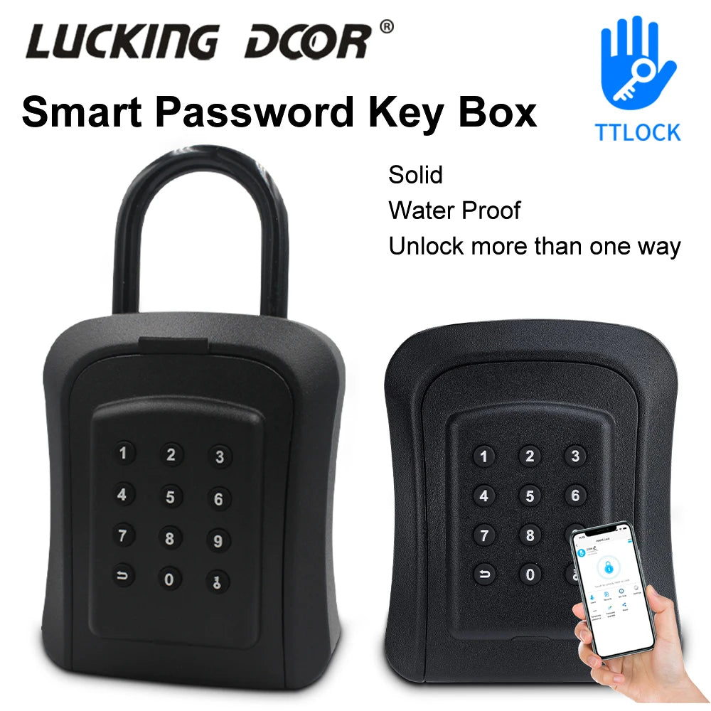 K01C &ndash; Wall Mount Smart Key Safe Box Bluetooth App Unlock