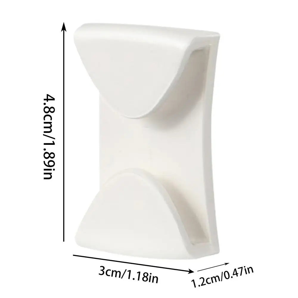 Ski Goggle Clips &ndash; Anti-Drop Design for Secure Fit White