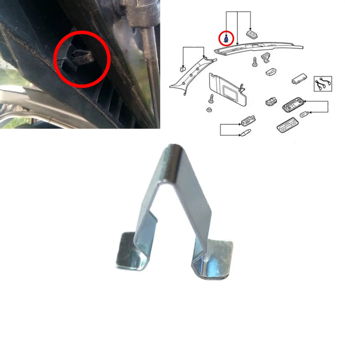 10PCS Tailgate Trim Clips 4B0867276A For Skoda Octavia Fabia Superb Yeti Boot Lid Lining Fasteners Replacement Set by InterCyprus Trading Ltd