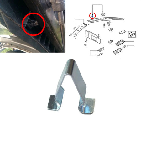 10PCS Tailgate Trim Clips 4B0867276A For Skoda Octavia Fabia Superb Yeti Boot Lid Lining Fasteners Replacement Set by InterCyprus Trading Ltd