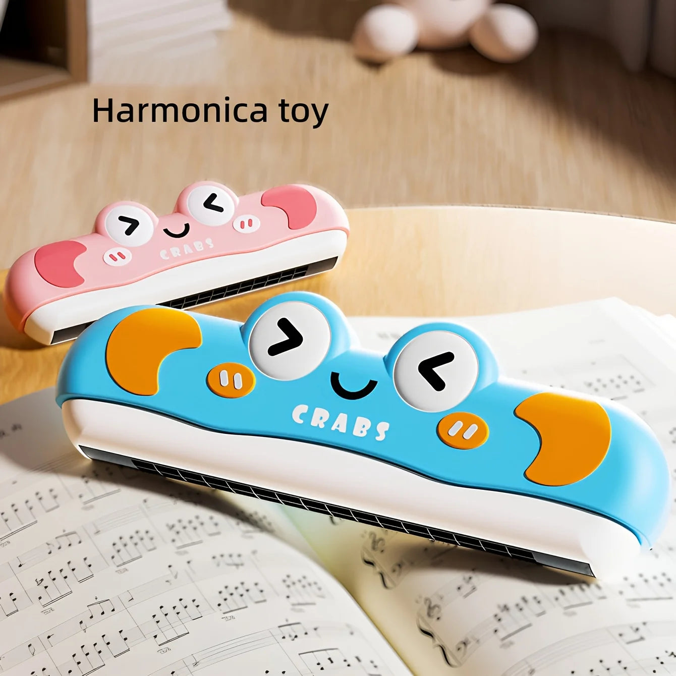 Cartoon Harmonica 32-Hole Beginner Whistle &ndash; Washable ABS