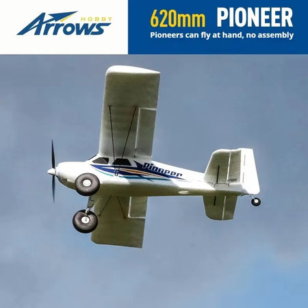 Blue Arrow 620mm Pioneer Fixed-Wing RC Aircraft for Beginners and Enthusiasts