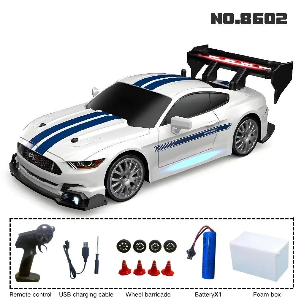 GTR Mustang AE86 1:24 Remote Control Drift Car for Kids 8601-Foam box 2