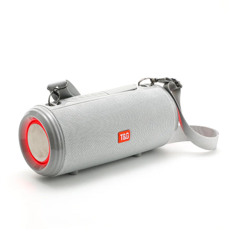 T&amp;G TG537 Waterproof Bluetooth Speaker - Portable Outdoor Soundbar TG537-Gray