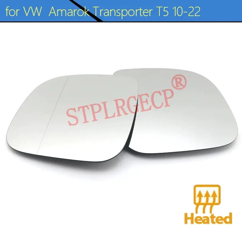 Rearview Side Mirror Lens Door Wing Mirrors Glass with Heating for Volkswagen VW Amarok Transporter T5 T5.1 T6 10-22 by InterCyprus Trading Ltd