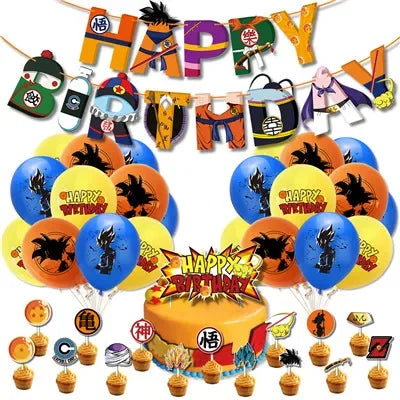 Party Supplies - Goku Theme Birthday Decorations &amp; Gifts
