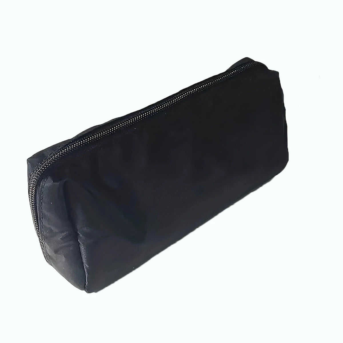 Simple Black Canvas Pencil Case - Large Capacity Stationery Storage black