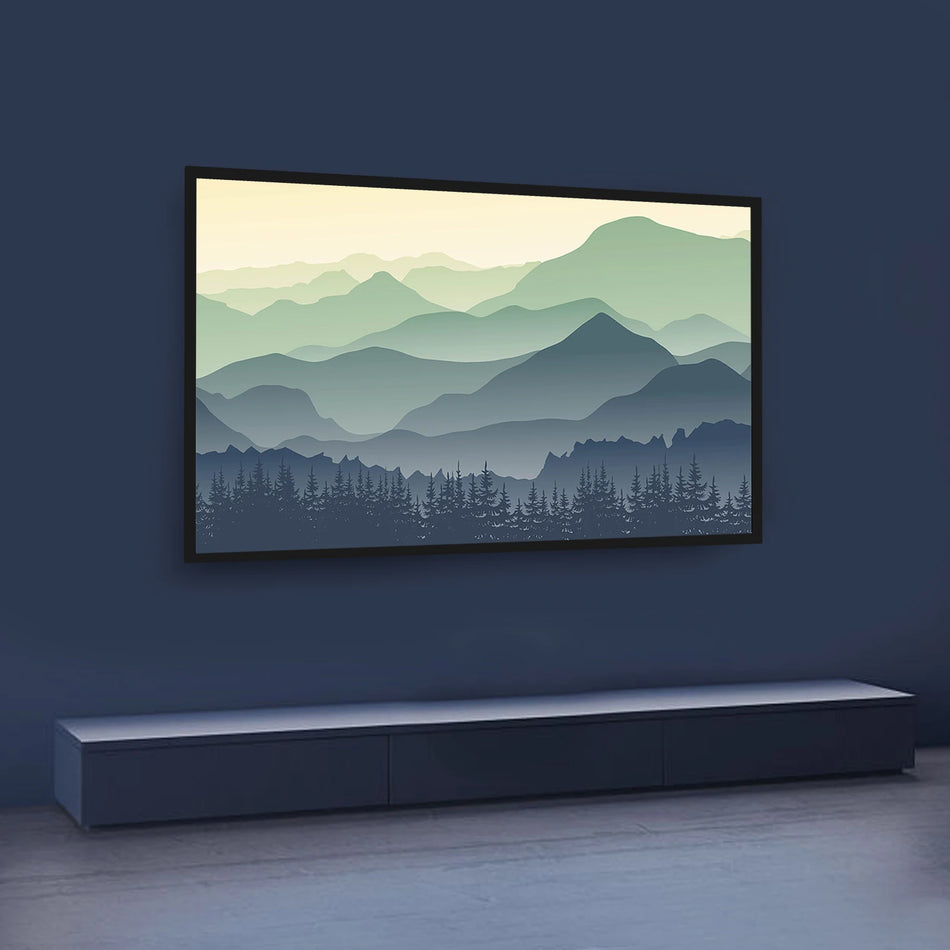 Οθόνη Προβολής Αλουμινίου 100 Ίντσες 4K 16:9 160 Μοίρες