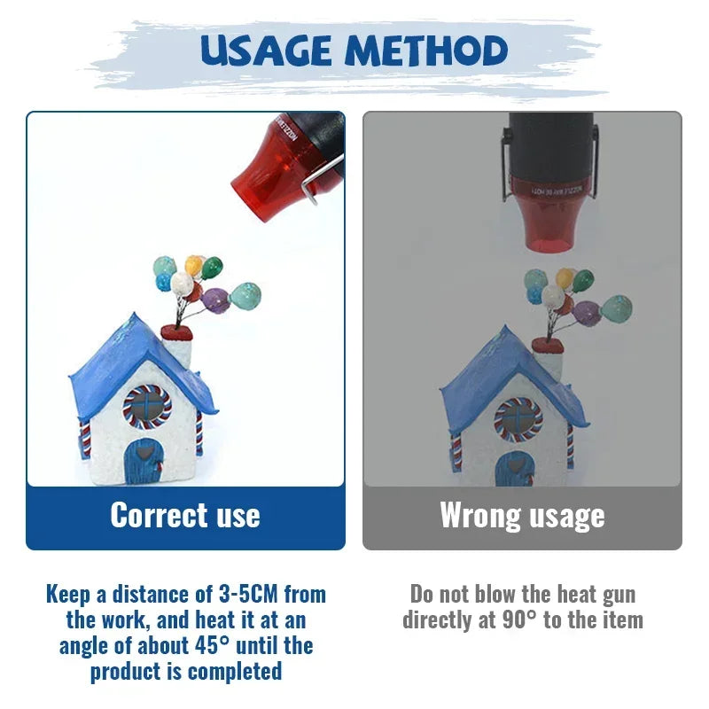 Hot Air Gun 220V - Soldering Temperature Up To 200C