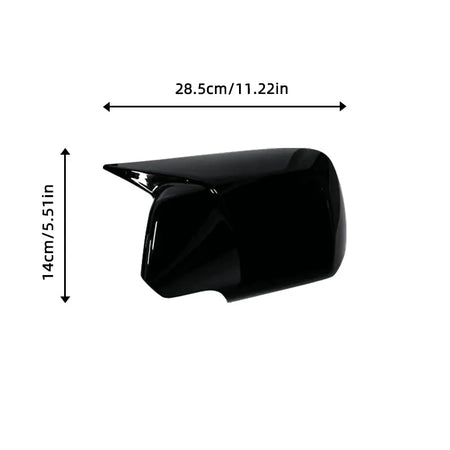Left Right Side Wing Rearview Mirror Cover For BMW X3 E83 2003-2010 Black Cap Sticker Trim Mirror Shell by InterCyprus Trading Ltd