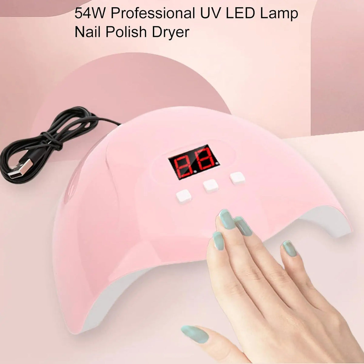 YIKOOLIN X3 Nail Lamp &ndash; Portable USB Charging, Multi Modes