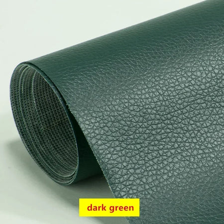Wear-Resistant Black Leather Repair Patch for Furniture and Accessories