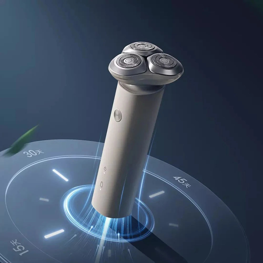 XIAOMI MIJIA S101 Electric Razor - Rechargeable Wet/Dry Shaver, 18 Blades, 60-Day Use
