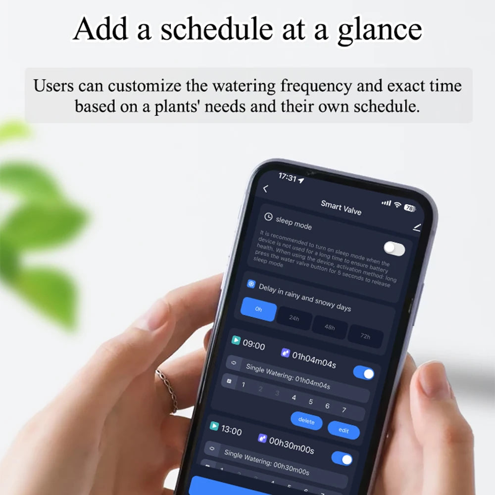 Smart WiFi Solar Watering Timer