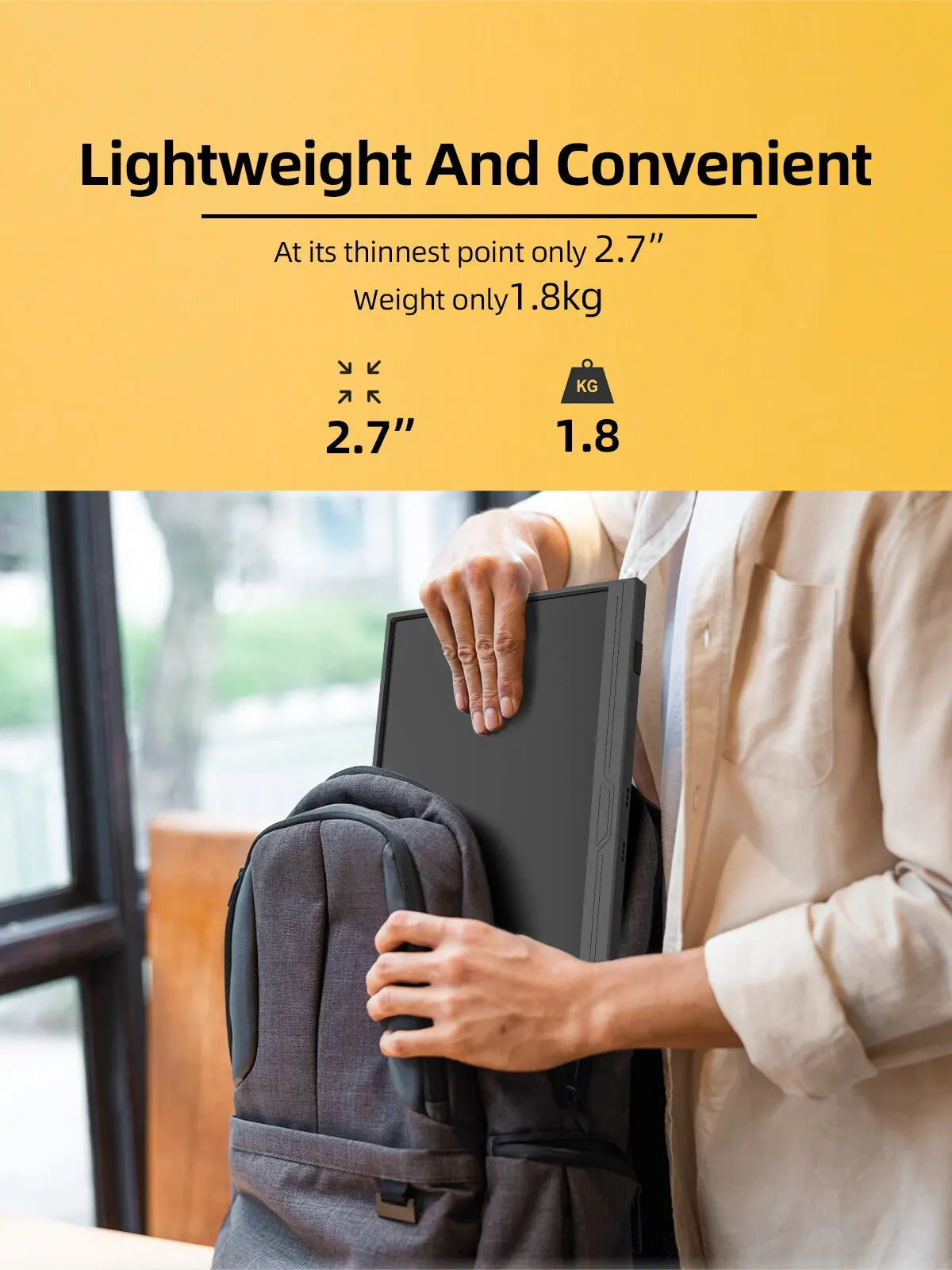 ZSUS 15.6-Inch Portable Touchscreen Monitor - 1920x1080 HDR, Low Blue Light, for Xbox, PS4/5, Switch, Laptop, PC