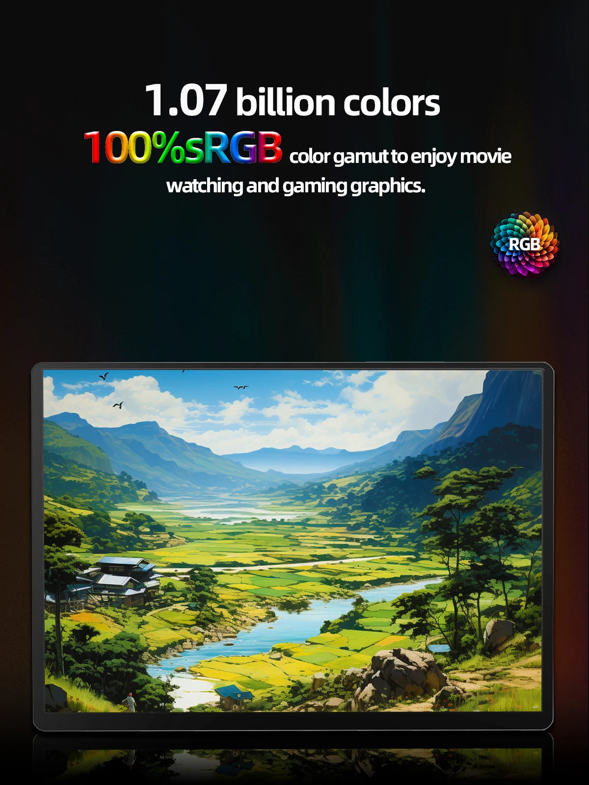 14 Inch 2K Portable Monitor &ndash; Ultra-Clear Display for Gaming and Work