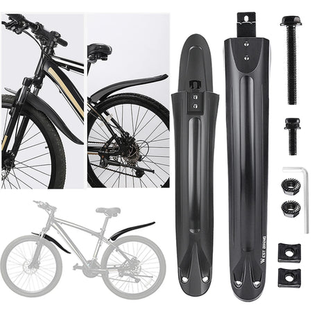 2Pcs Bike Fenders Mudguard &ndash; Universal Splash Proof Protection