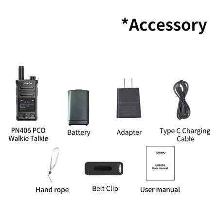 Unikoo PN406 Walkie Talkie &ndash; Long Range 4G Network Communication